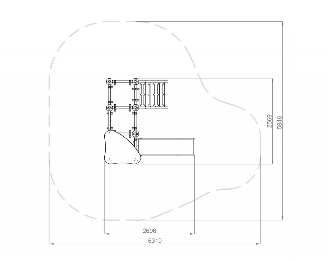 ДЕТСКОЕ ИГРОВОЕ ОБОРУДОВАНИЕ PLAY «ВА-04.02» - вид 3