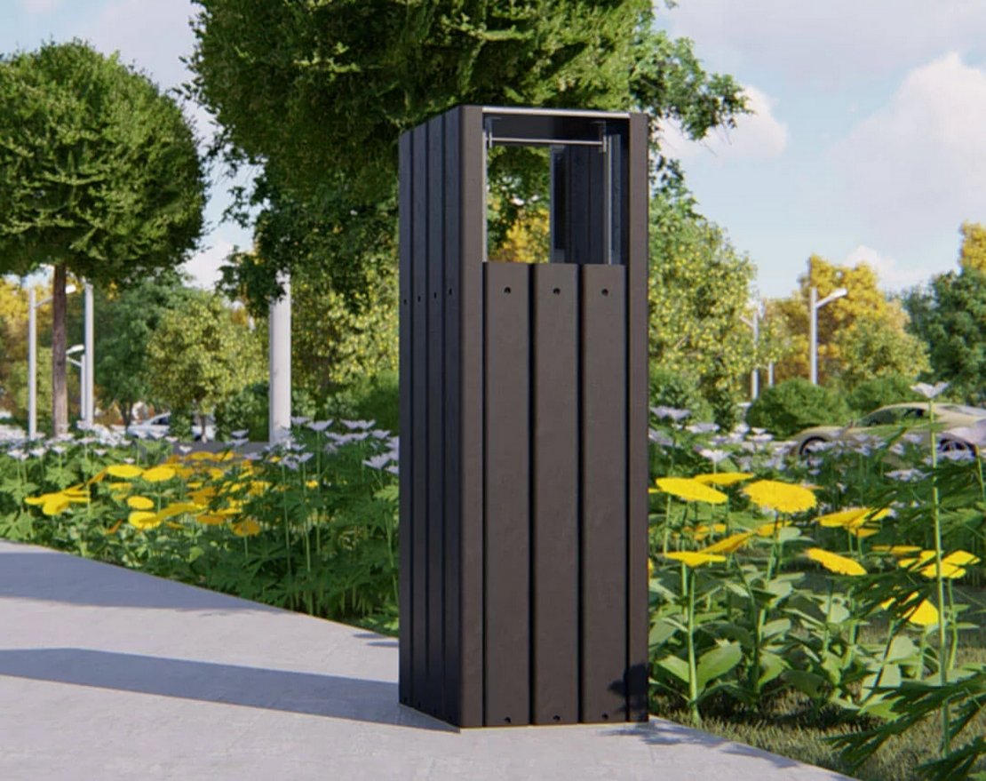 Урна с крышей Элеганс - вид 3