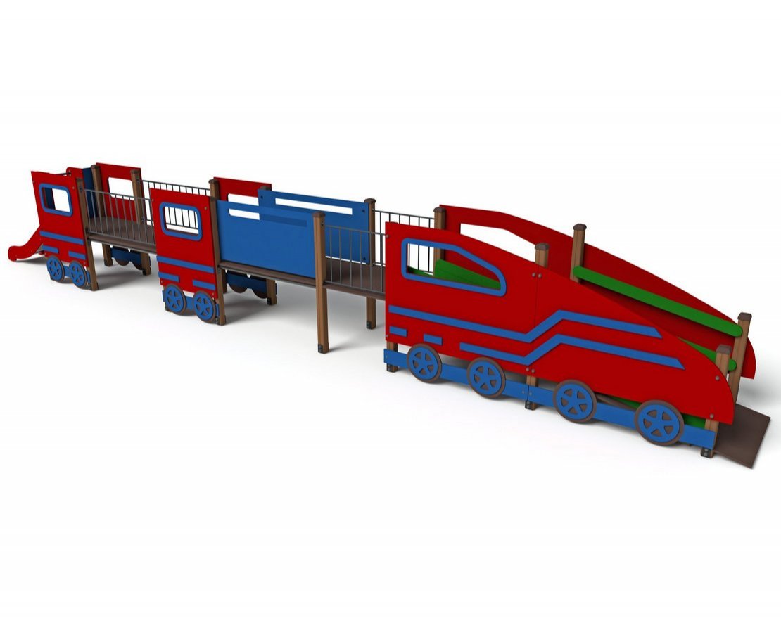 Игровая площадка Красная стрела Н-750 - вид 2