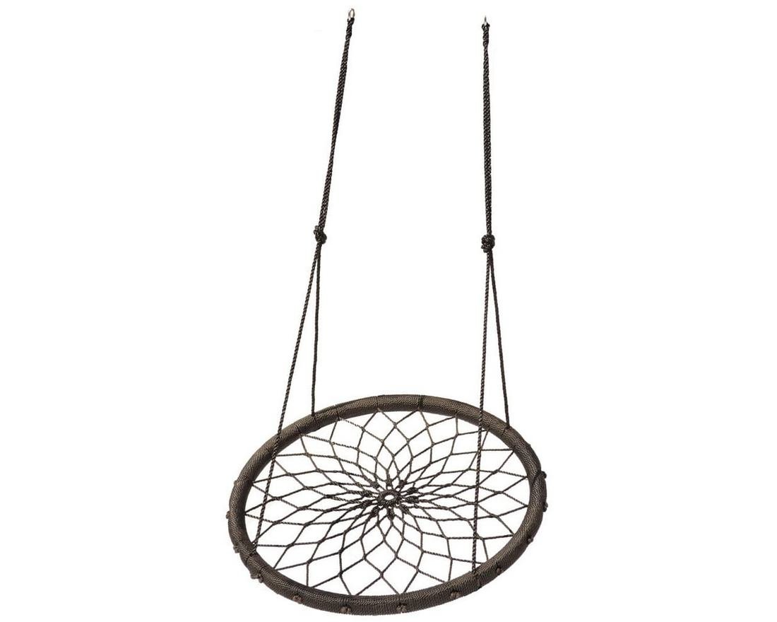 Подвесные круглые качели Гнездо (SAC000413) 100 см + 2 шт карабин - вид 3